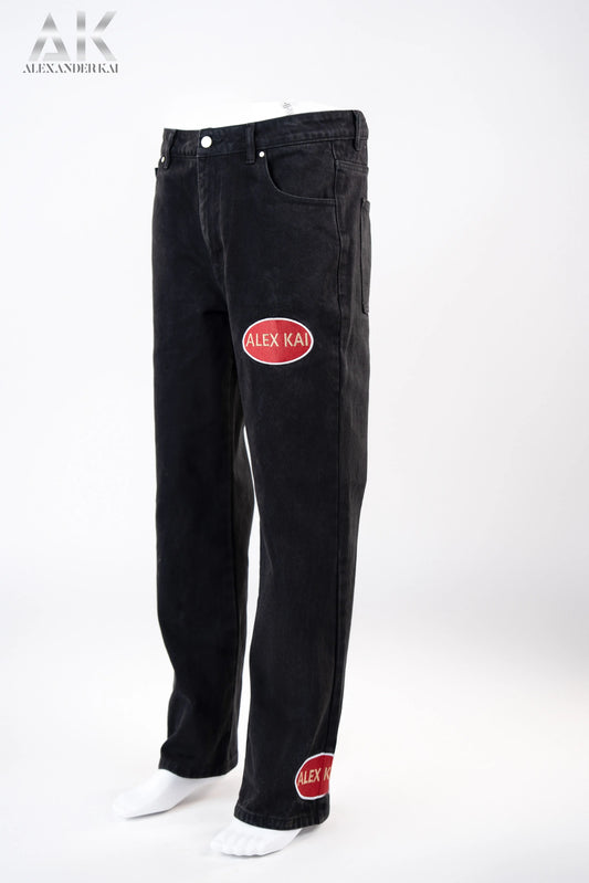 Alex Kai Black Denim Jeans AlexanderKai